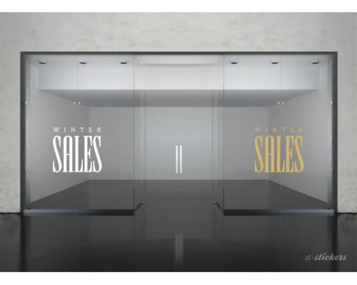 Αυτοκόλλητα βιτρίνας Letter 223
