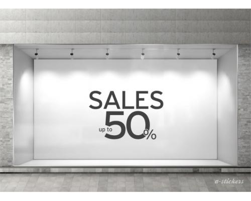 Αυτοκόλλητα βιτρίνας Letters 235