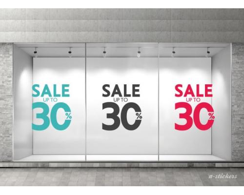 Αυτοκόλλητα βιτρίνας Letters 241