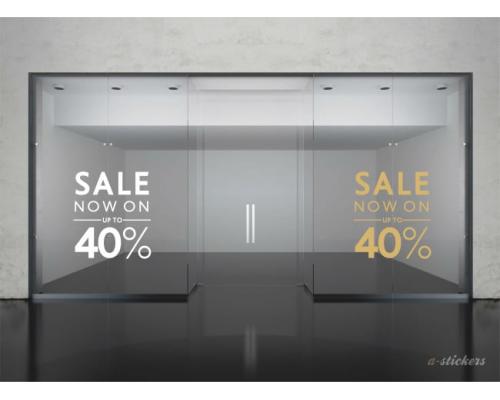 Αυτοκόλλητα βιτρίνας Letters 242