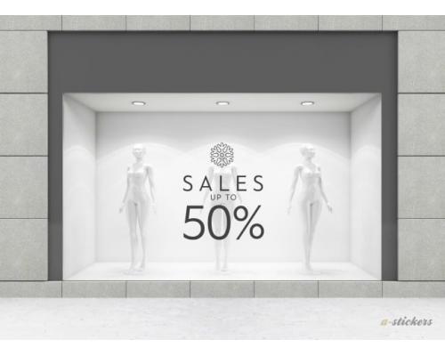 Αυτοκόλλητα βιτρίνας Letters 261