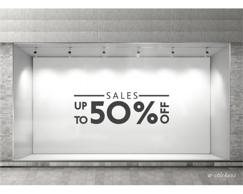 Αυτοκόλλητα βιτρίνας Letters 262