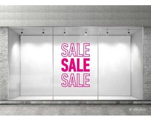 Αυτοκόλλητα βιτρίνας Letters 267