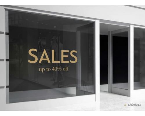 Αυτοκόλλητα βιτρίνας Minimal 366