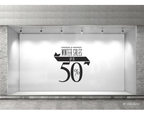 Αυτοκόλλητα βιτρίνας Vintage 406