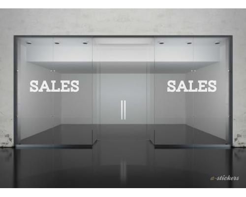 Αυτοκόλλητα βιτρίνας Vintage 408