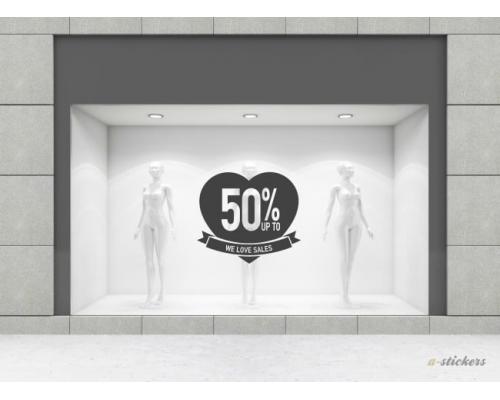 Αυτοκόλλητα βιτρίνας Vintage 418