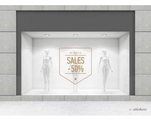 Αυτοκόλλητα βιτρίνας Vintage 431