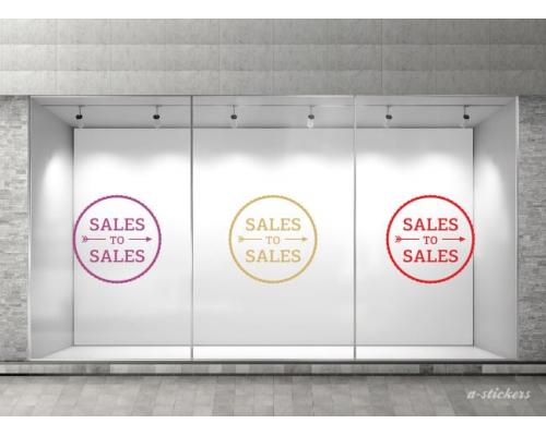 Αυτοκόλλητα βιτρίνας Vintage 434