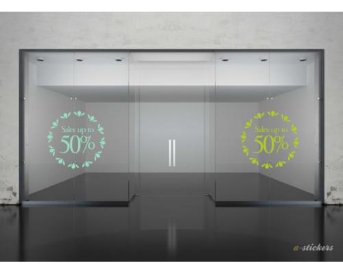 Αυτοκόλλητα βιτρίνας Vintage 438