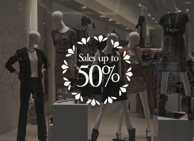 Αυτοκόλλητα βιτρίνας Vintage 438