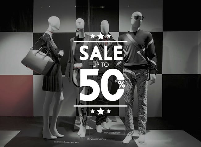 Αυτοκόλλητα βιτρίνας Vintage 443