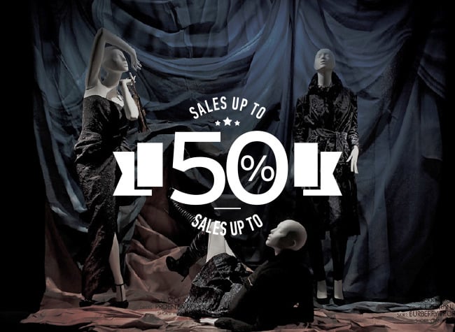 Αυτοκόλλητα βιτρίνας Vintage 444