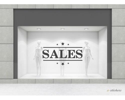 Αυτοκόλλητα βιτρίνας Vintage 449