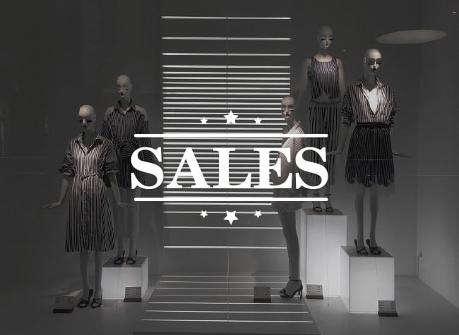 Αυτοκόλλητα βιτρίνας Vintage 449