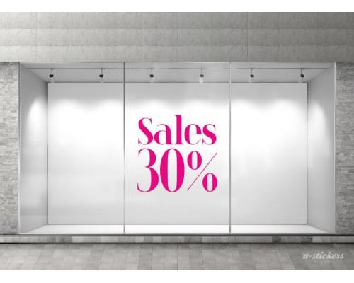 Αυτοκόλλητα βιτρίνας Vintage 456