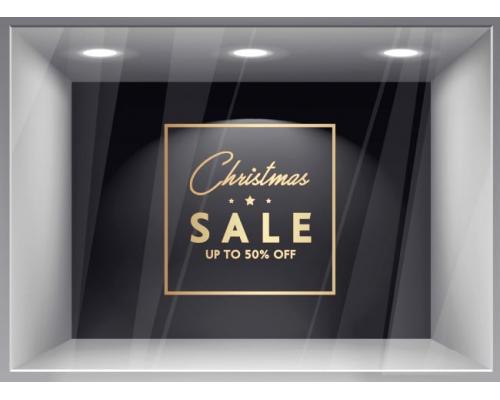 Χριστουγεννιάτικο Αυτοκόλλητο Βιτρίνας - 503