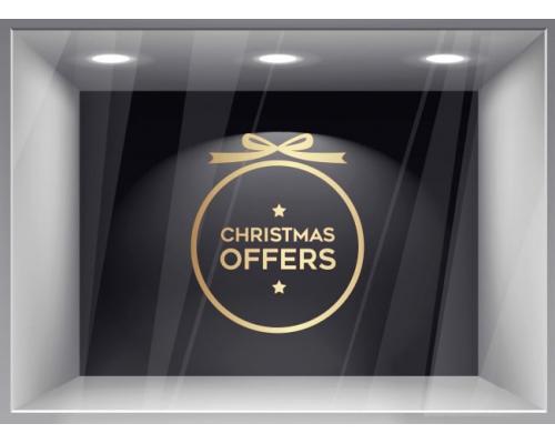 Χριστουγεννιάτικο Αυτοκόλλητο Βιτρίνας - 505