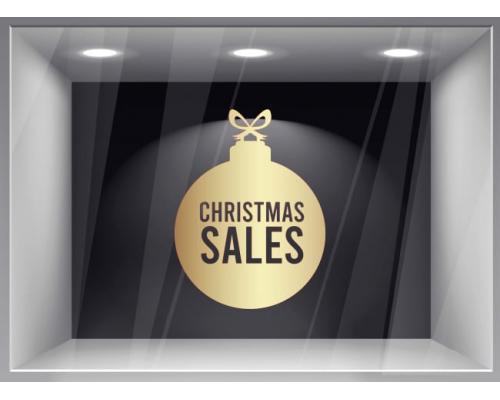 Χριστουγεννιάτικο Αυτοκόλλητο Βιτρίνας - 506