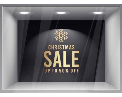 Χριστουγεννιάτικο Αυτοκόλλητο Βιτρίνας - 508