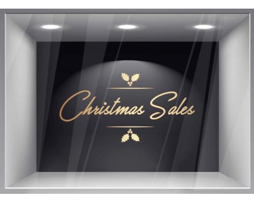 Χριστουγεννιάτικο Αυτοκόλλητο Βιτρίνας - 509