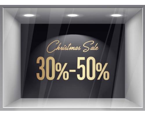 Χριστουγεννιάτικο Αυτοκόλλητο Βιτρίνας - 510