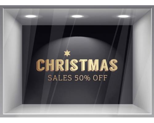 Χριστουγεννιάτικο Αυτοκόλλητο Βιτρίνας - 511