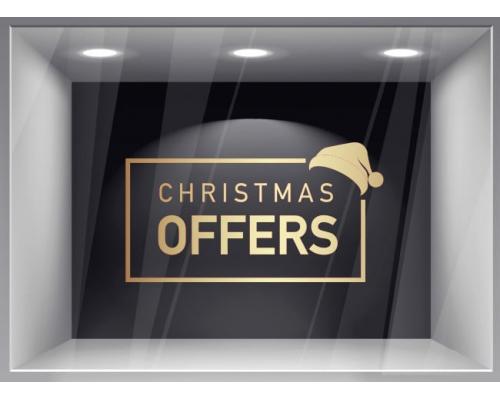 Χριστουγεννιάτικο Αυτοκόλλητο Βιτρίνας - 514