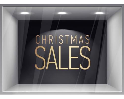 Χριστουγεννιάτικο Αυτοκόλλητο Βιτρίνας - 516