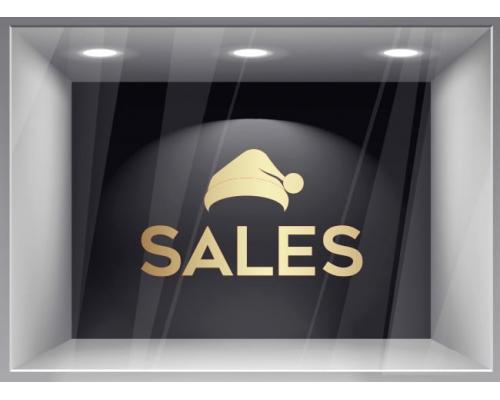 Χριστουγεννιάτικο Αυτοκόλλητο Βιτρίνας - 517