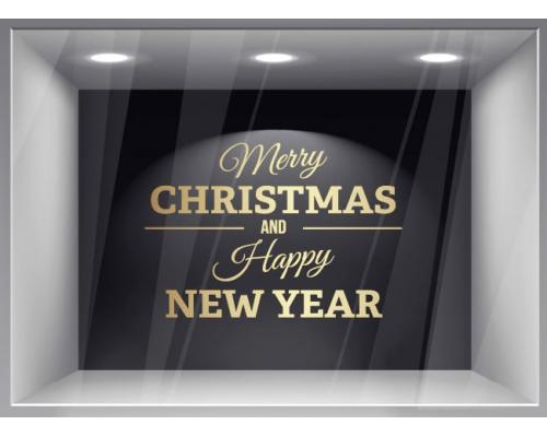 Χριστουγεννιάτικη διακόσμηση βιτρίνας - 522