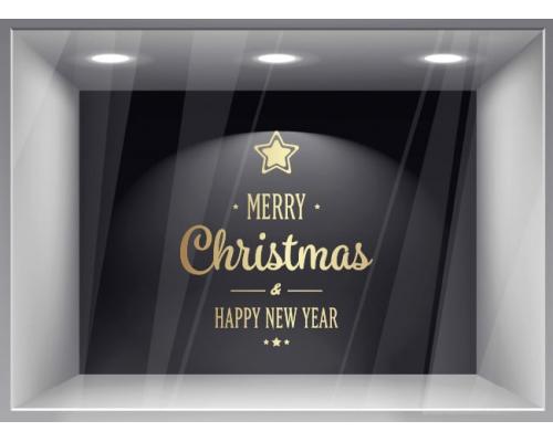 Χριστουγεννιάτικη διακόσμηση βιτρίνας - 524