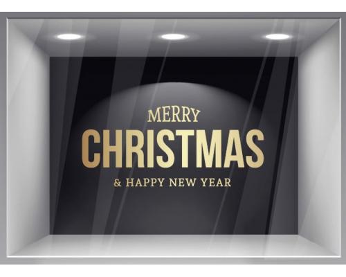 Χριστουγεννιάτικη διακόσμηση βιτρίνας - 525