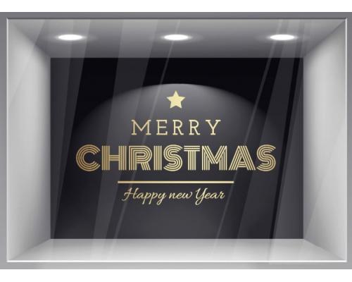 Χριστουγεννιάτικη διακόσμηση βιτρίνας - 526