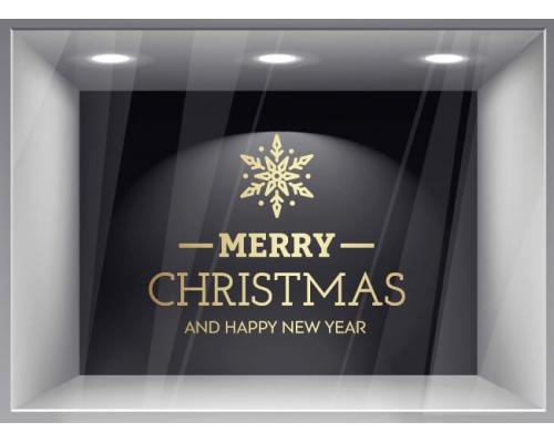 Χριστουγεννιάτικη διακόσμηση βιτρίνας - 527