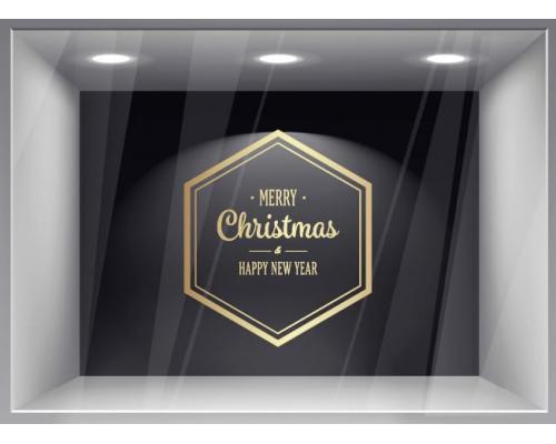 Χριστουγεννιάτικη διακόσμηση βιτρίνας - 534