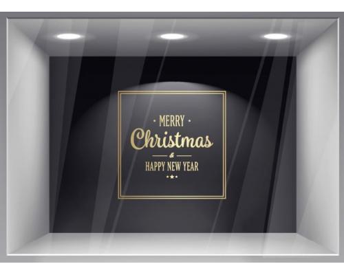 Χριστουγεννιάτικη διακόσμηση βιτρίνας - 538