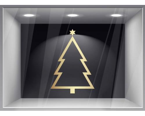 Χριστουγεννιάτικη διακόσμηση βιτρίνας - 542