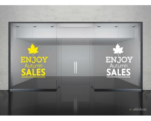 Αυτοκόλλητο βιτρίνας Mid Season 814