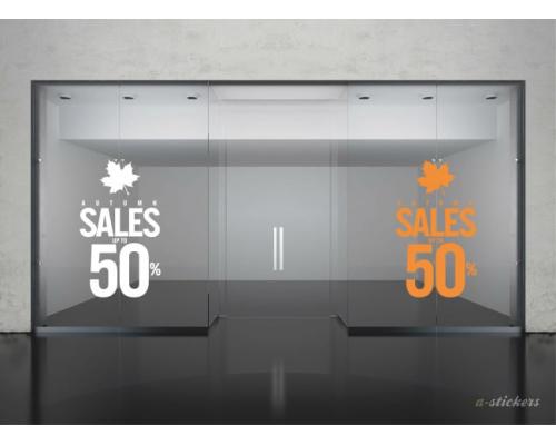 Αυτοκόλλητο βιτρίνας Mid Season 816