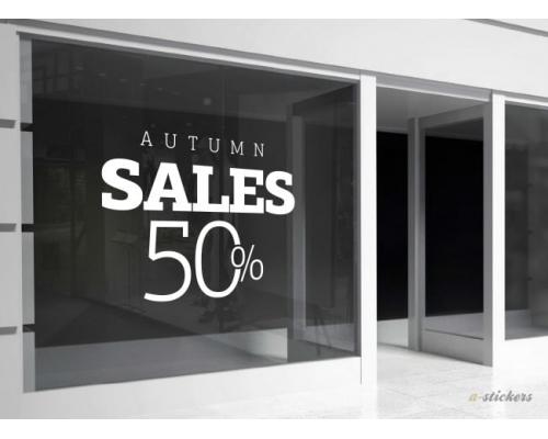 Αυτοκόλλητο βιτρίνας Mid Season 818