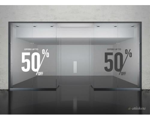 Αυτοκόλλητο βιτρίνας Mid Season 830