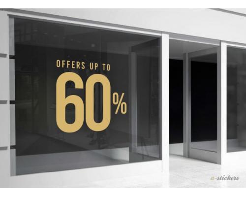 Αυτοκόλλητο βιτρίνας Mid Season 833