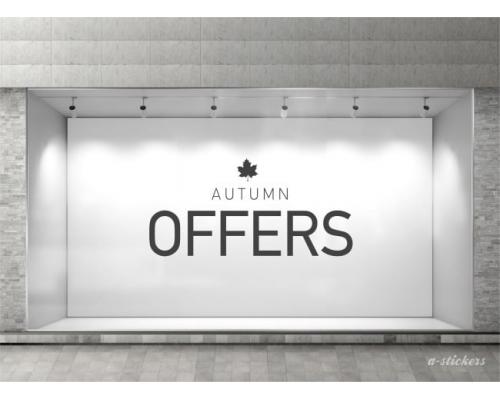 Αυτοκόλλητο βιτρίνας Mid Season 835