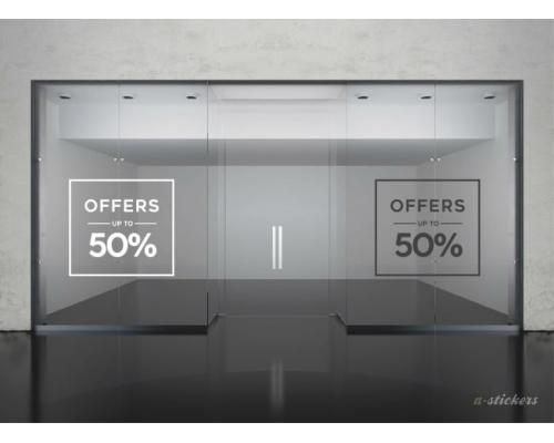 Αυτοκόλλητο βιτρίνας Mid Season 836