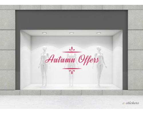 Αυτοκόλλητο βιτρίνας Mid Season 840