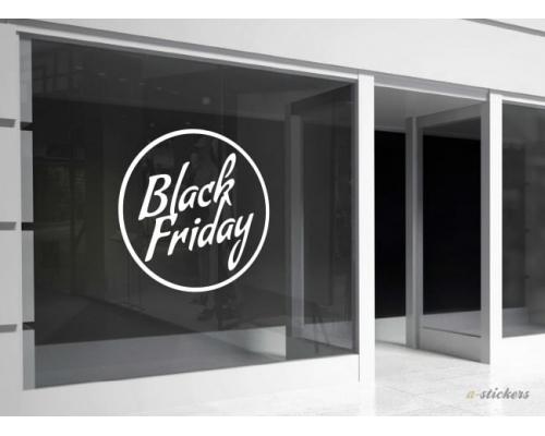 Αυτοκόλλητο βιτρίνας Black Friday 906