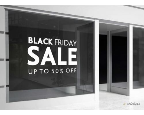 Αυτοκόλλητο βιτρίνας Black Friday 908