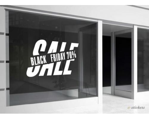 Αυτοκόλλητο βιτρίνας Black Friday 912