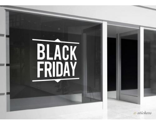 Αυτοκόλλητο βιτρίνας Black Friday 916